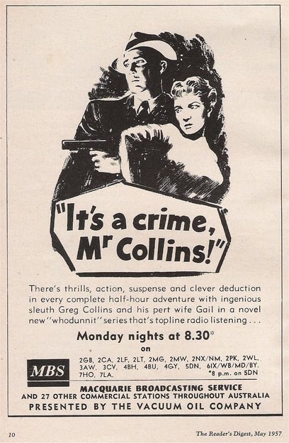 Its a Crime Mr Collins cover